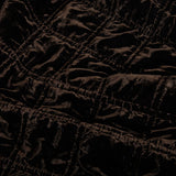 Stella Faux Silk Velvet Double Box Stitch Quilt Set Quilt