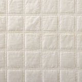 Stella Faux Silk Velvet Double Box Stitch Quilt Set Quilt
