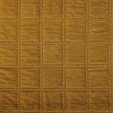 Stella Faux Silk Velvet Double Box Stitch Quilt Set Quilt