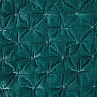 Stella Faux Silk Velvet Pintuck Quilt Quilt