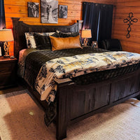 Stella Faux Silk Velvet Pintuck Quilt Quilt