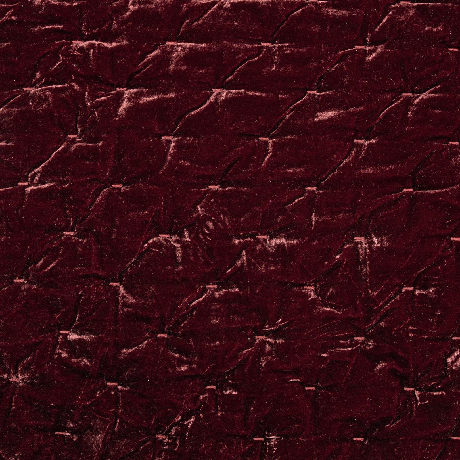 Stella Faux Silk Velvet Pintuck Quilt Quilt