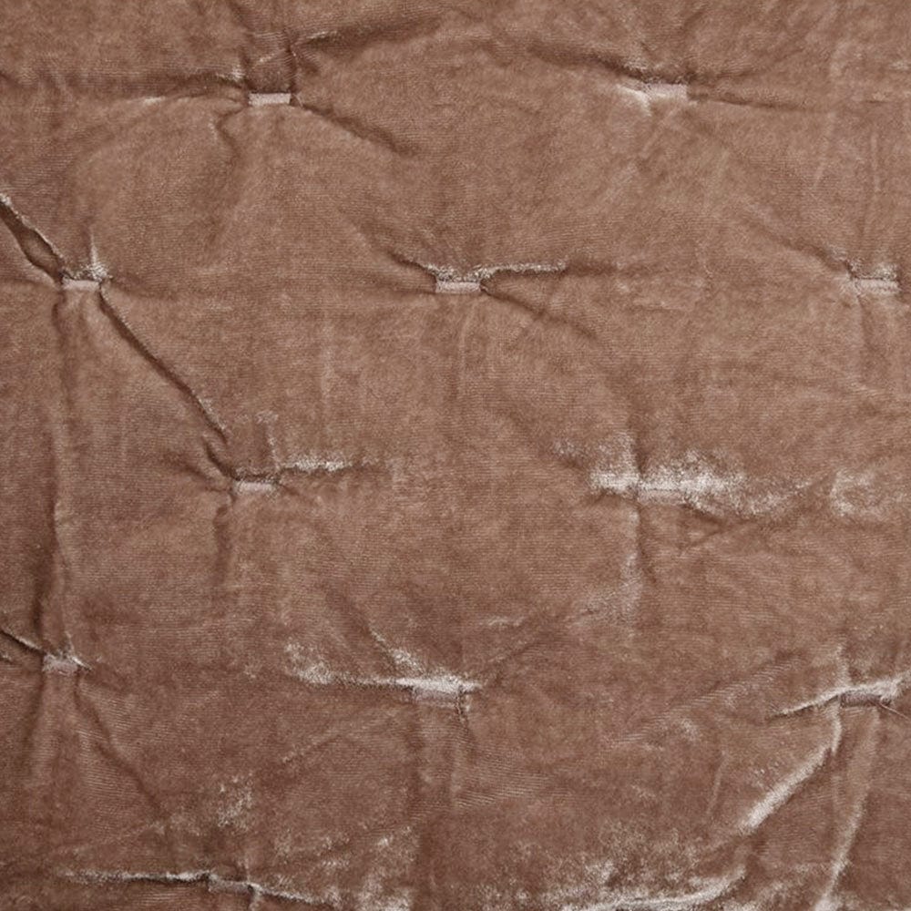 Stella Faux Silk Velvet Pintuck Quilt Quilt
