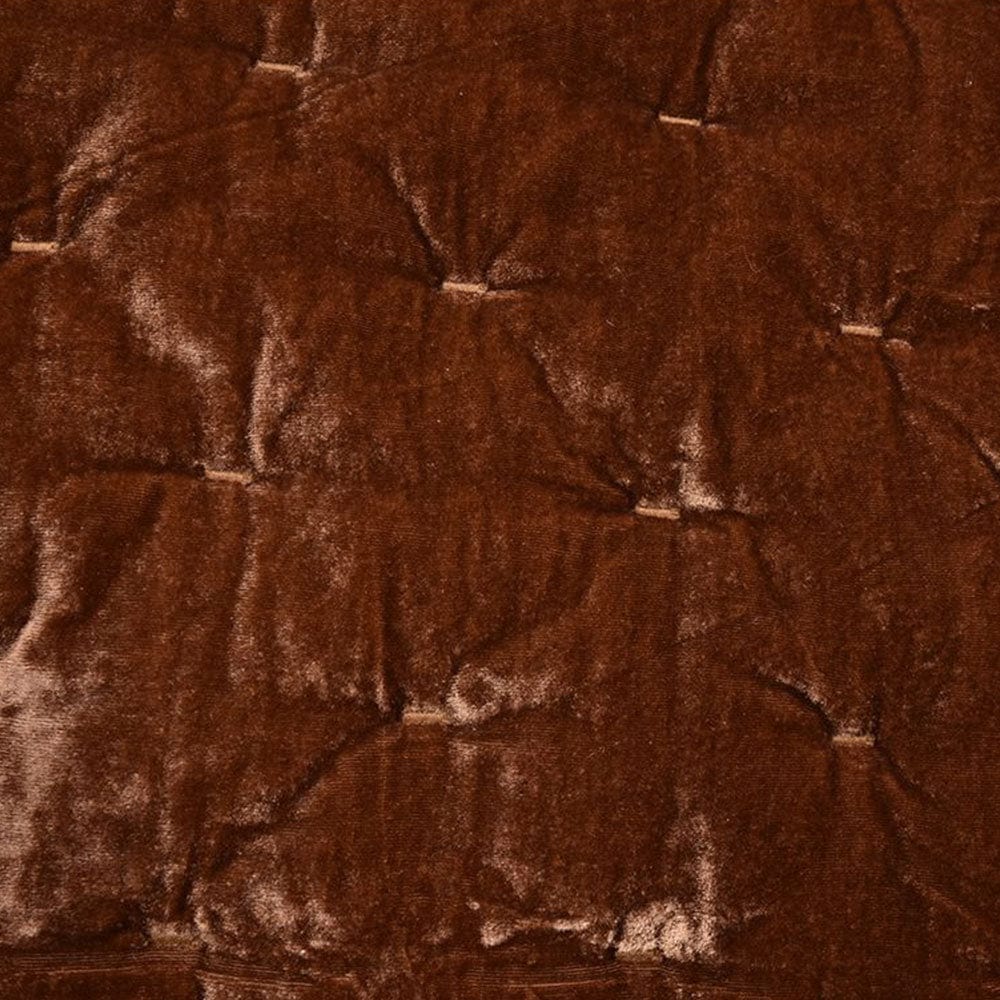 Stella Faux Silk Velvet Pintuck Quilt Quilt
