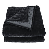 Stella Faux Silk Velvet Pintuck Quilt Quilt