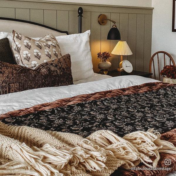 Stella Faux Silk Velvet Quilt | Paseo Road by HiEnd Accents