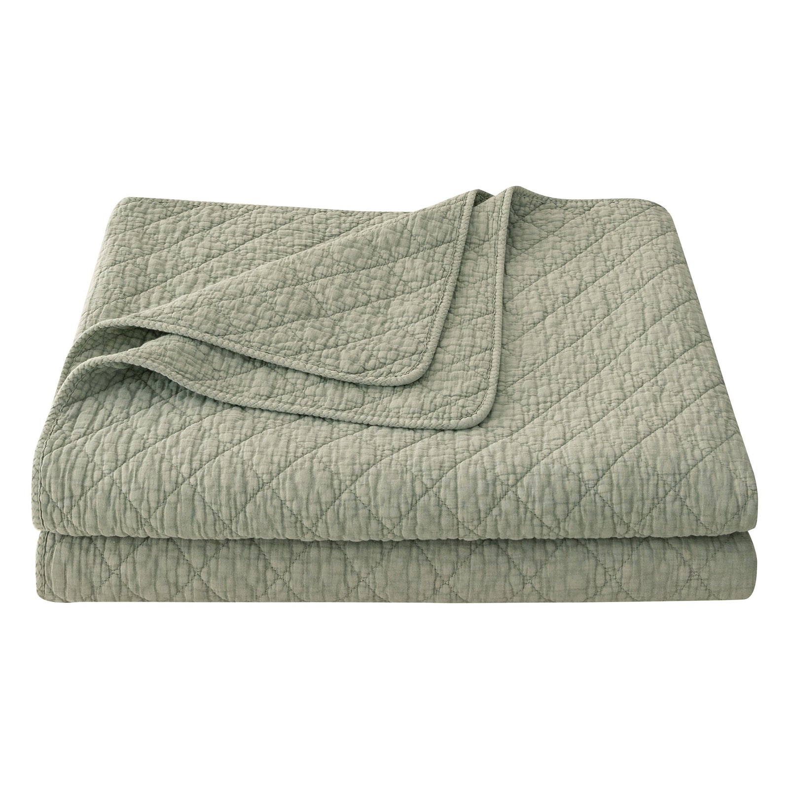 Stonewashed Cotton Gauze Quilt Quilt