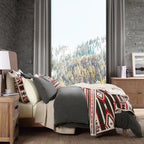 Stonewashed Cotton Gauze Quilt Set Quilt