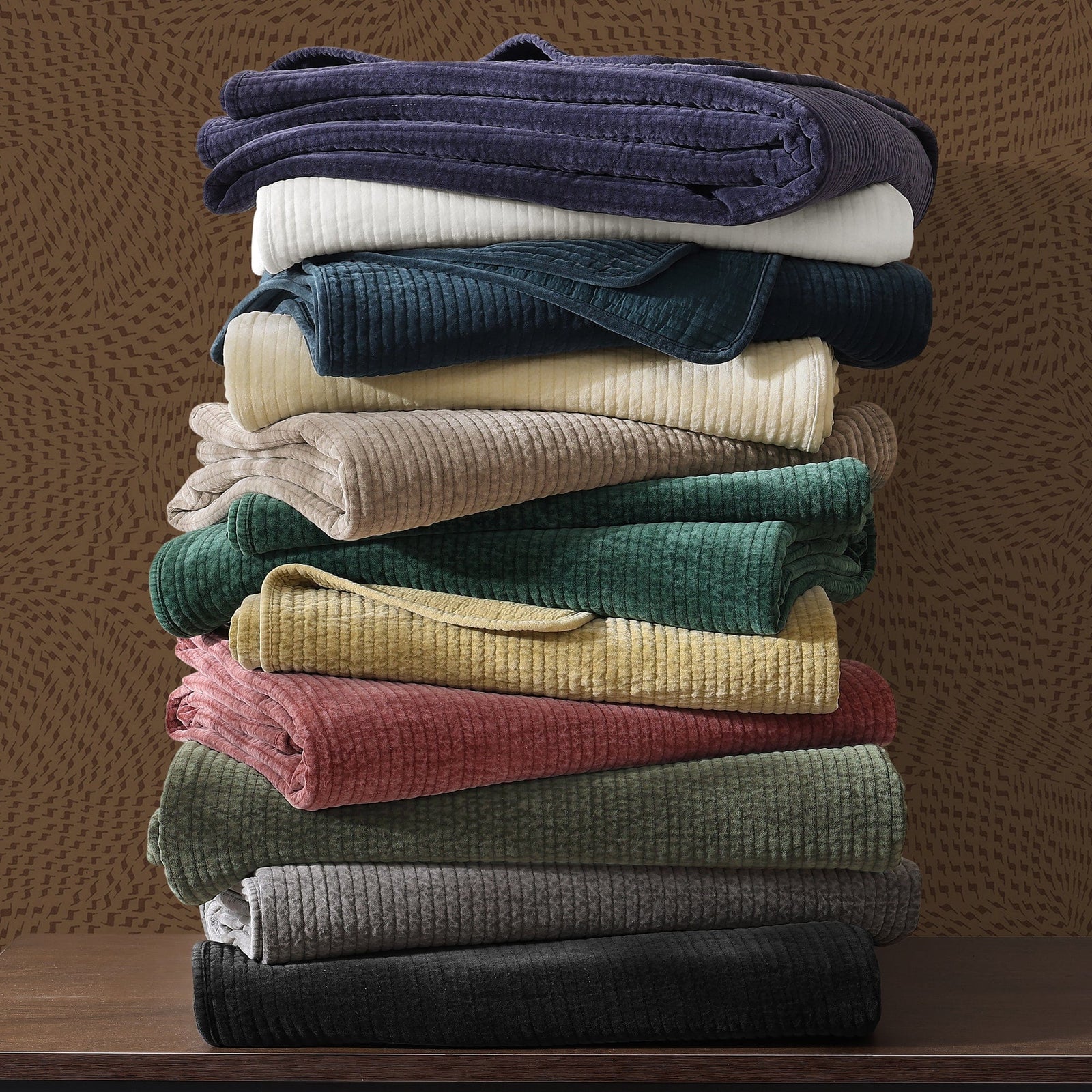 Stonewashed Cotton Velvet Quilt Quilt