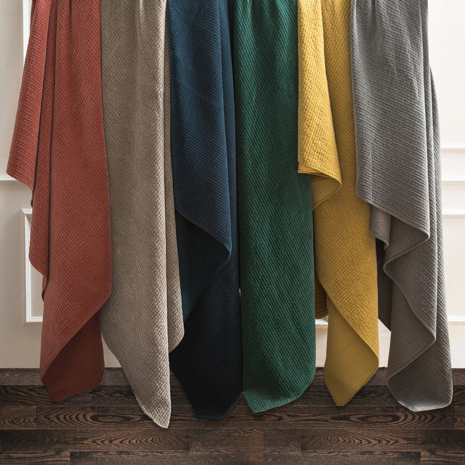 Stonewashed Cotton Velvet Quilt Quilt
