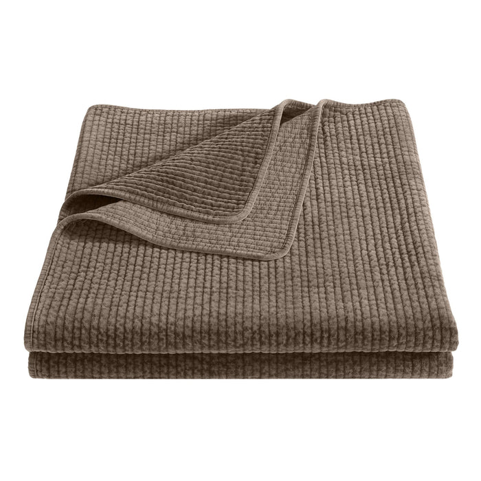 Stonewashed Cotton Velvet Quilt Quilt