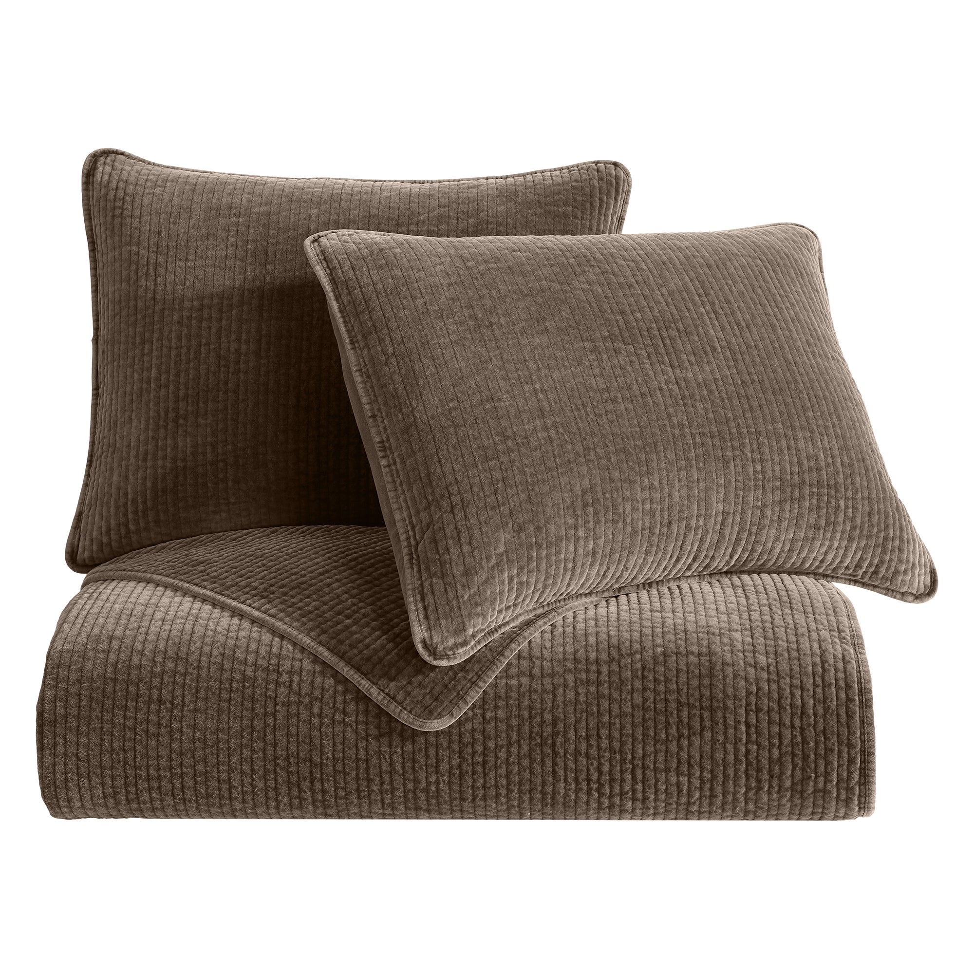 Stonewashed Cotton Velvet Quilt Quilt