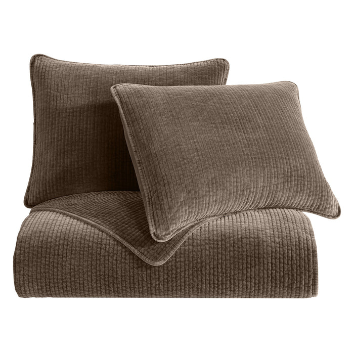 Stonewashed Cotton Velvet Quilt Quilt