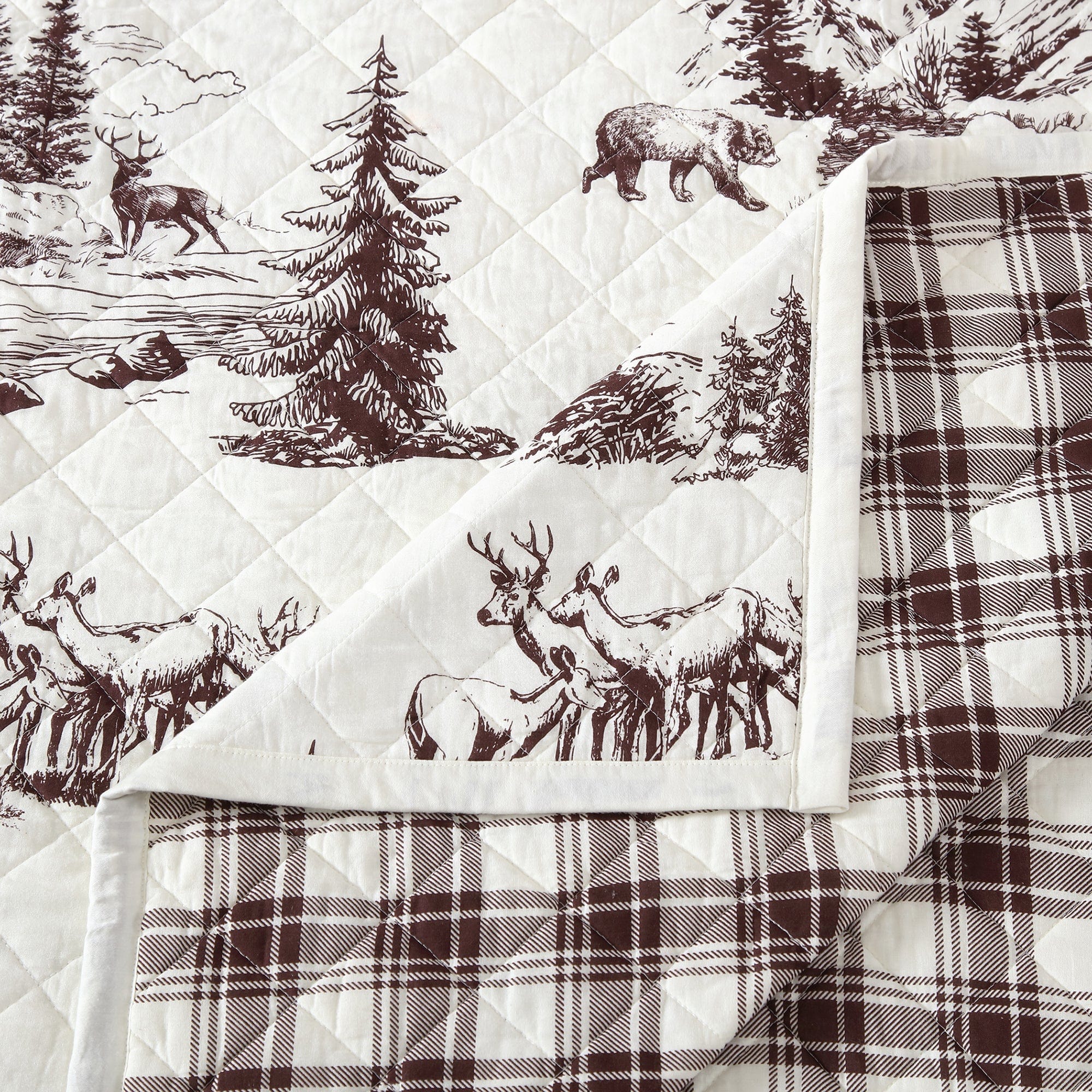 White Pine Reversible Quilt Set Quilt