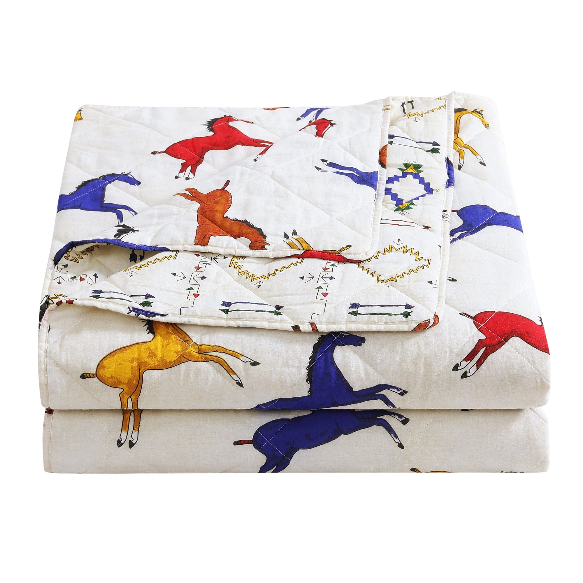 Wild Horses Reversible Quilt Set Quilt