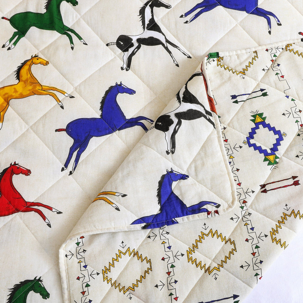 Wild Horses Reversible Quilt Set Quilt