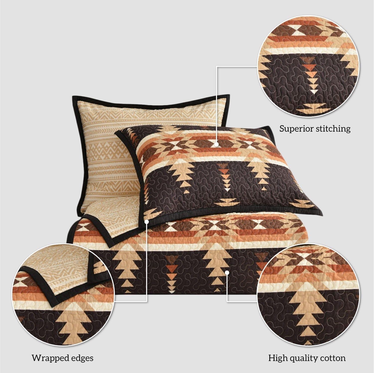 Yosemite Reversible Quilt Set Quilt