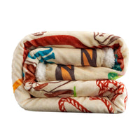 Retro Rodeo Campfire Sherpa Throw, 6 MOQ