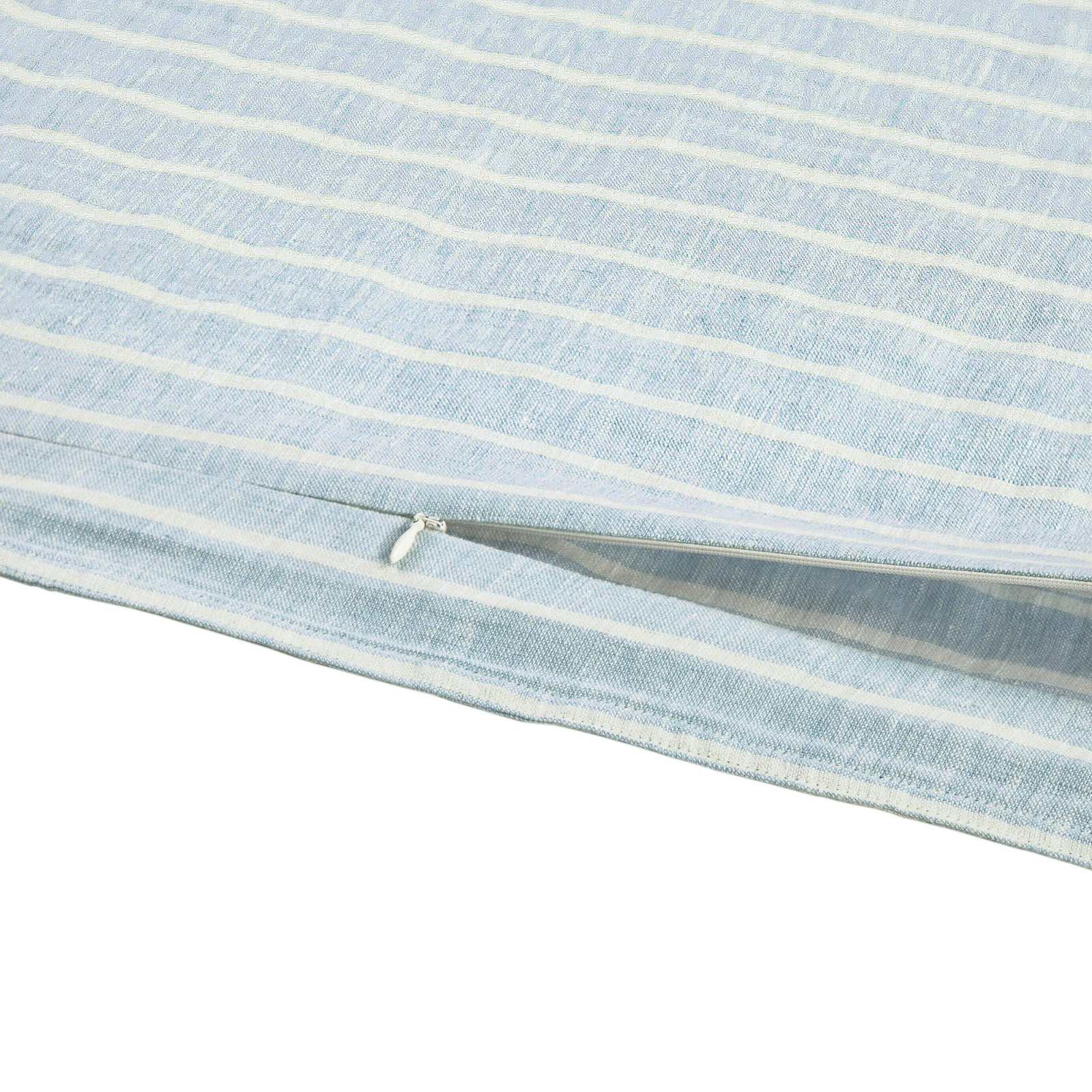 Reyes 100% Slub Linen Stripe Duvet Cover Set