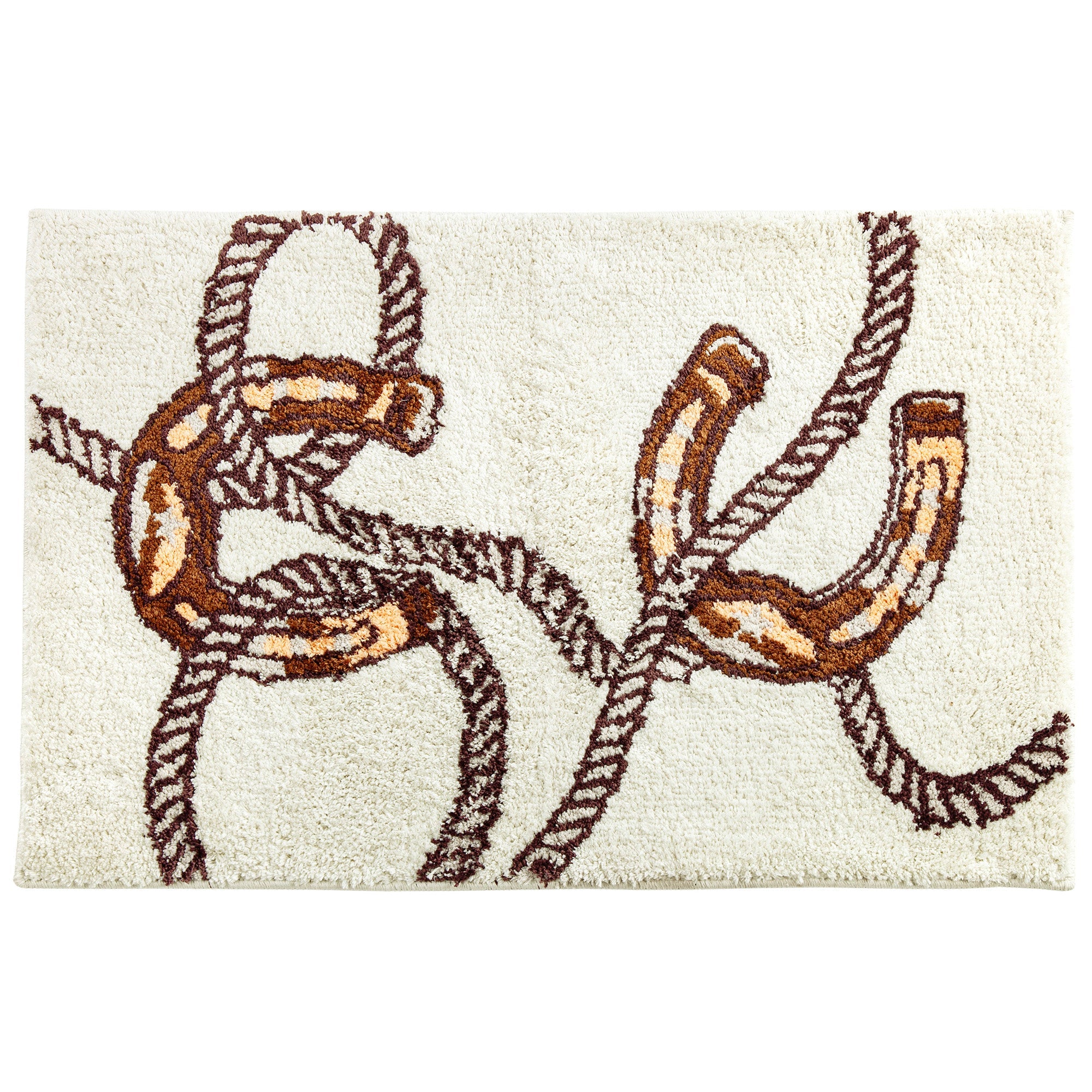 Pierre Equestrian Jacquard Bath & Kitchen Rug Rug