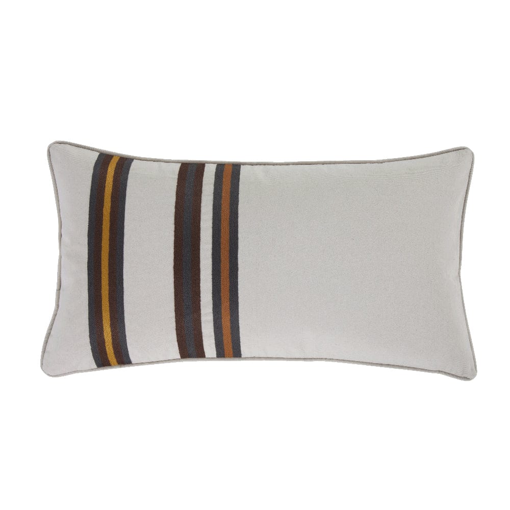 Toluca Canvas Embroidered Cotton Lumbar Pillow Sale-Pillow