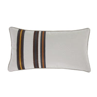 Toluca Canvas Embroidered Cotton Lumbar Pillow Sale-Pillow