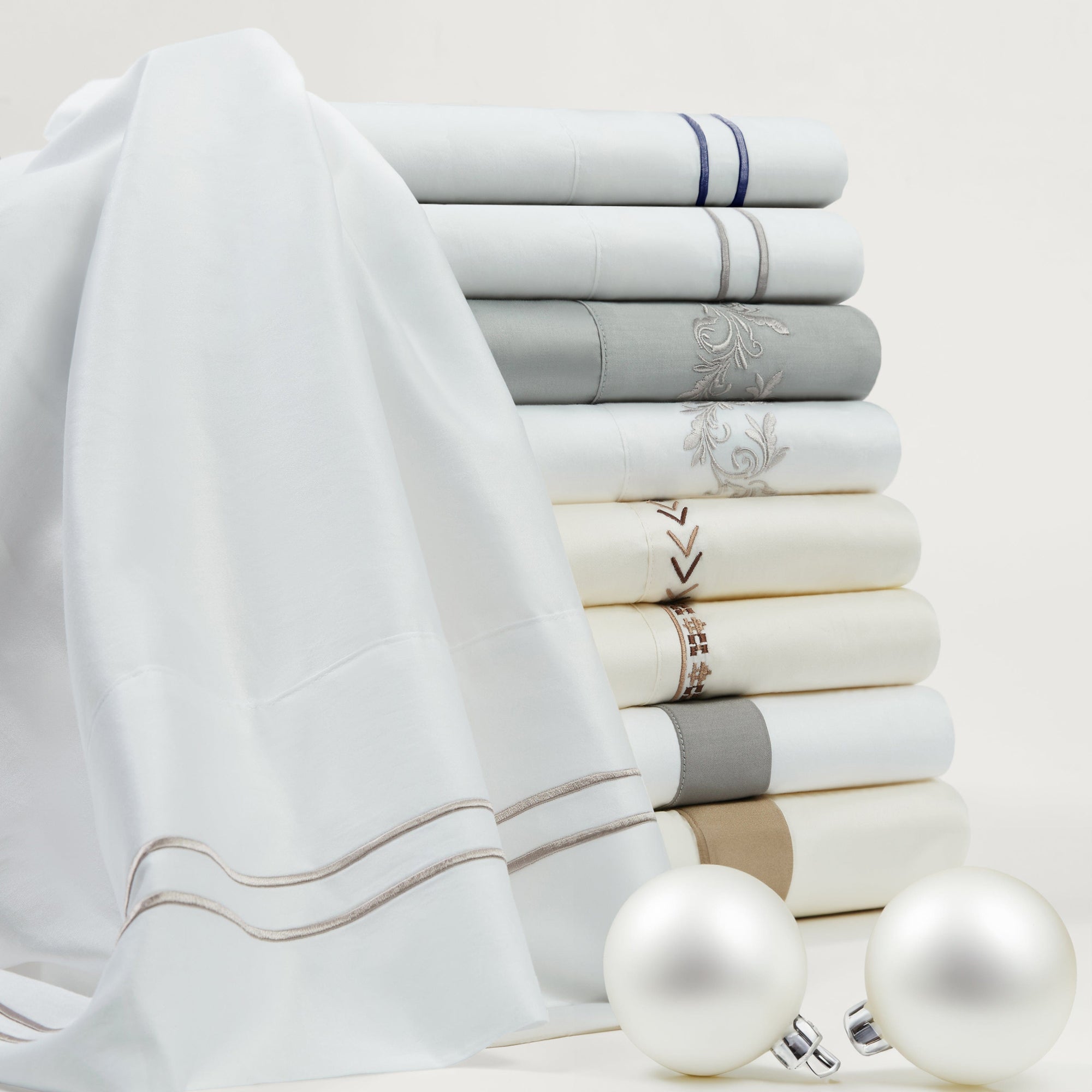 350TC Embroidery Scroll Sheet Set Sale-Sheet