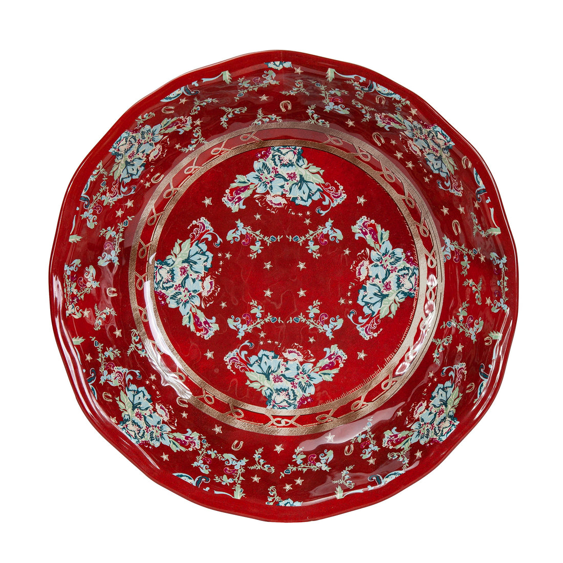 Patchwork Bandana Melamine Serving Bowl