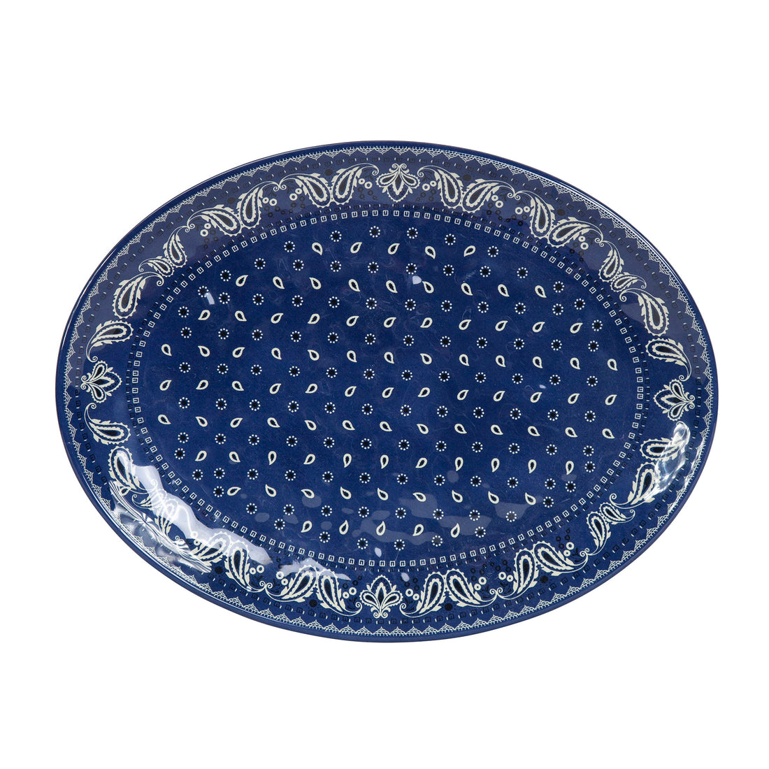 Patchwork Bandana Melamine Serving Platter
