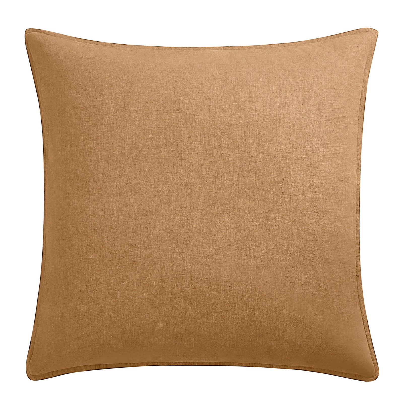 100% European Flax Linen Euro Sham Adobe Sham