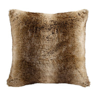 Faux Wolf Fur Euro Sham Sham