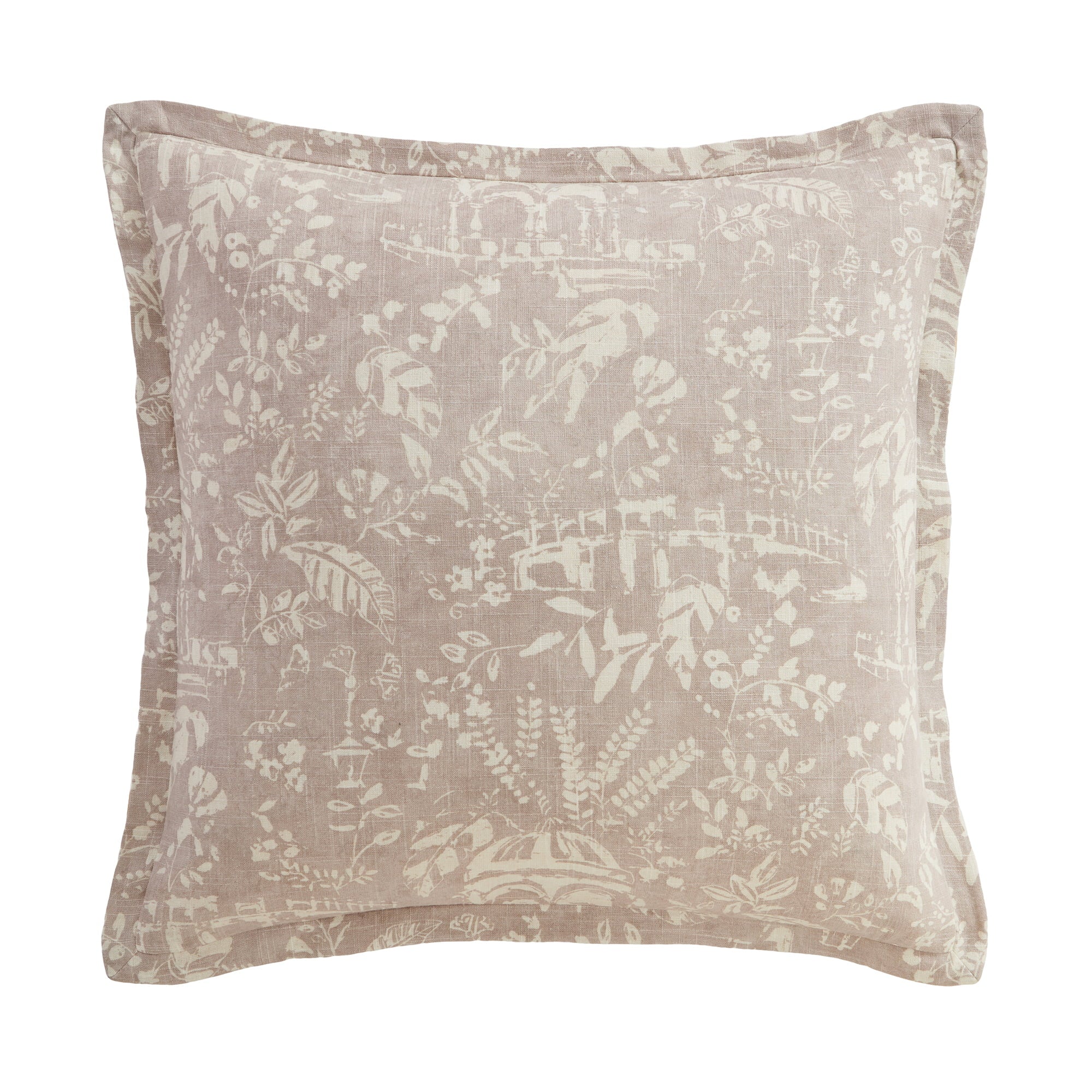 Genoa Euro Sham Light Mocha Sham