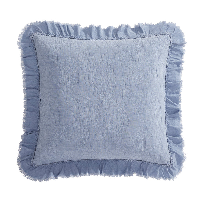 Sadie Stonewashed Paisley Ruffled Euro Sham Sham