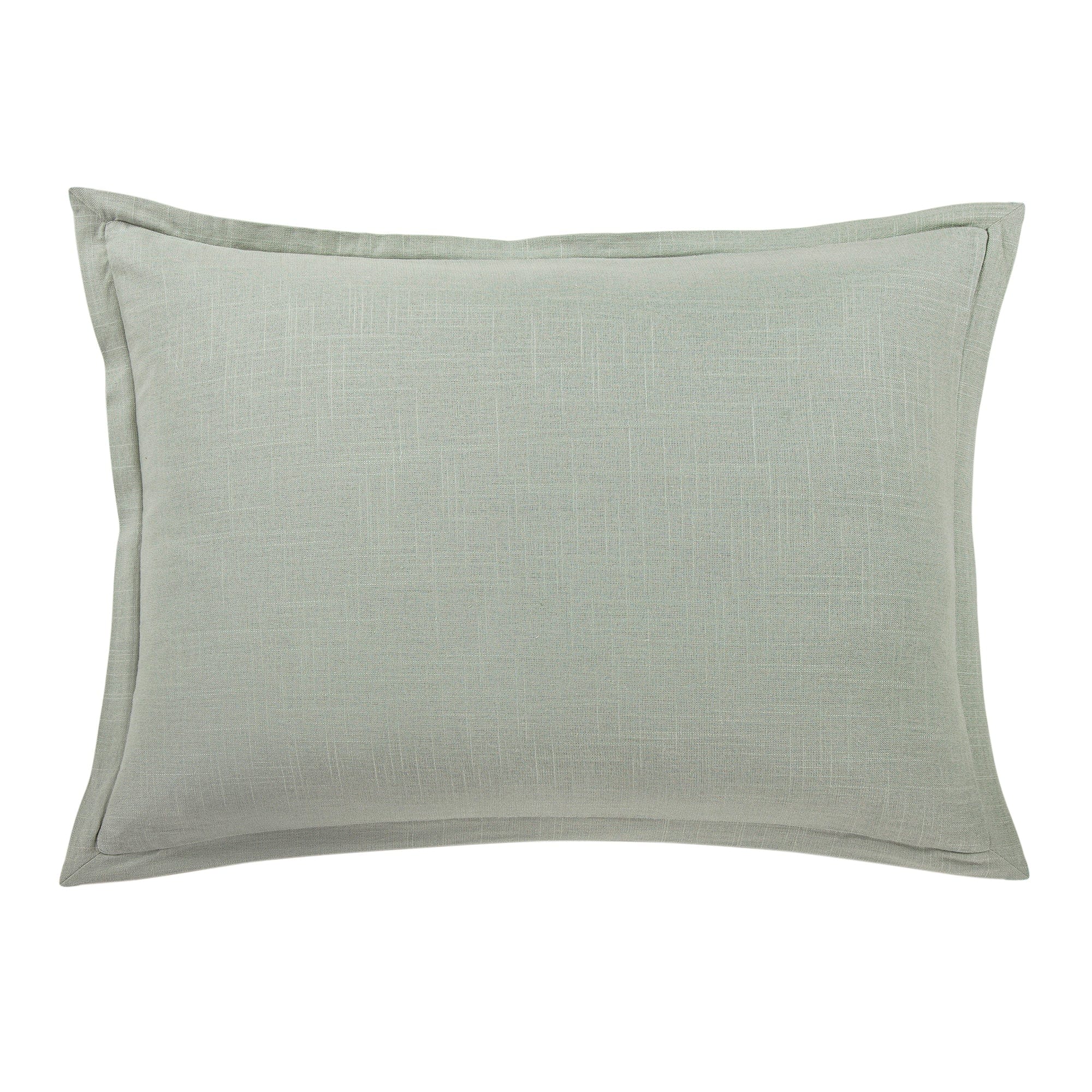 HiEnd Accents Square Outlined Embroidered Design Pillow with Flange