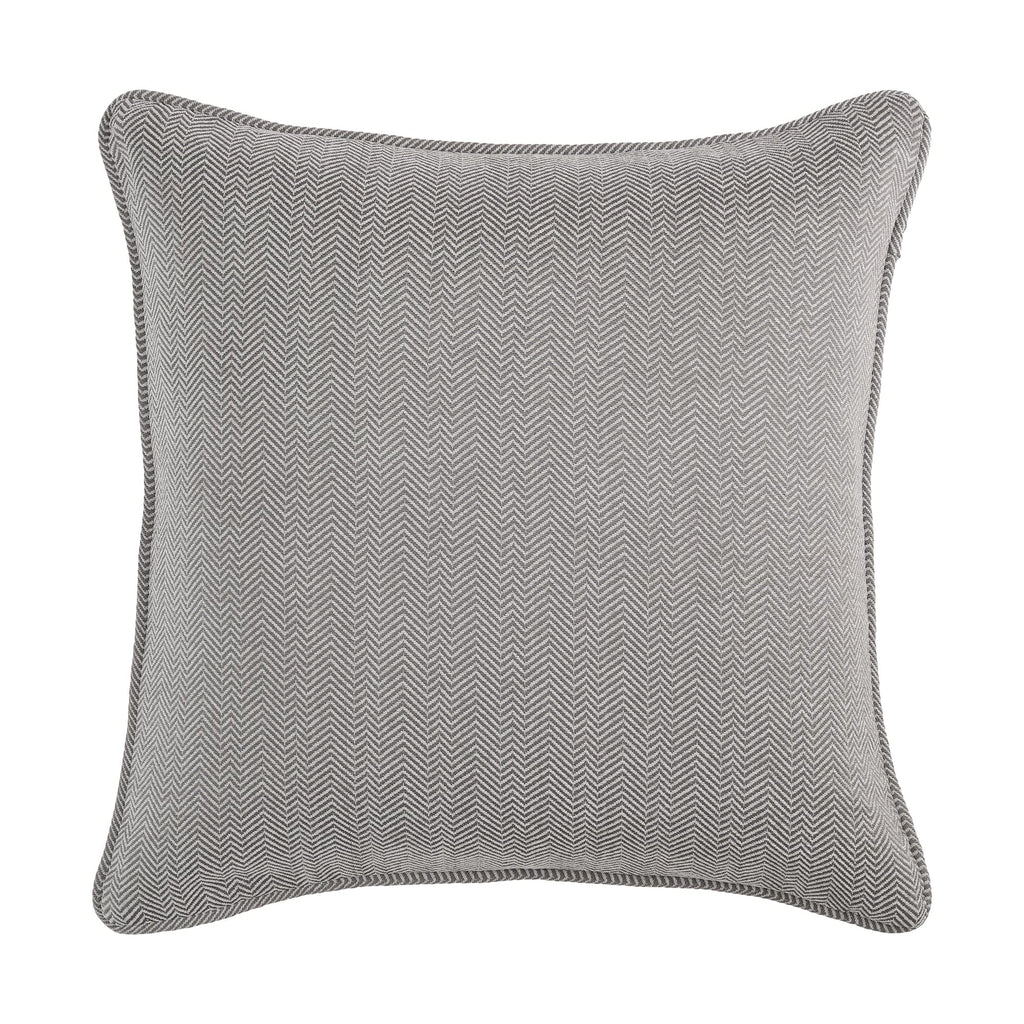 Chenille Herringbone Euro Sham Taupe Sham