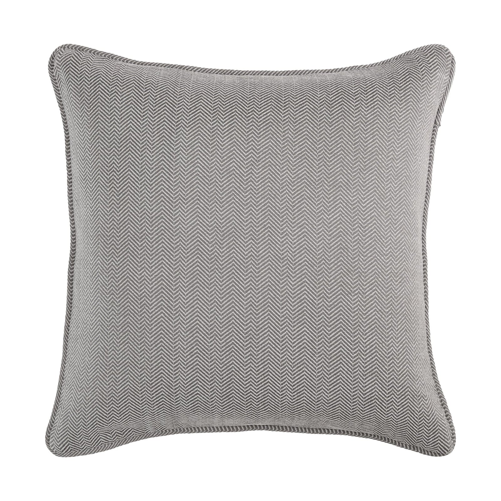 Chenille Herringbone Euro Sham Taupe Sham