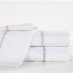 350TC Laurel Embroidered Border Sheet Set Sheet