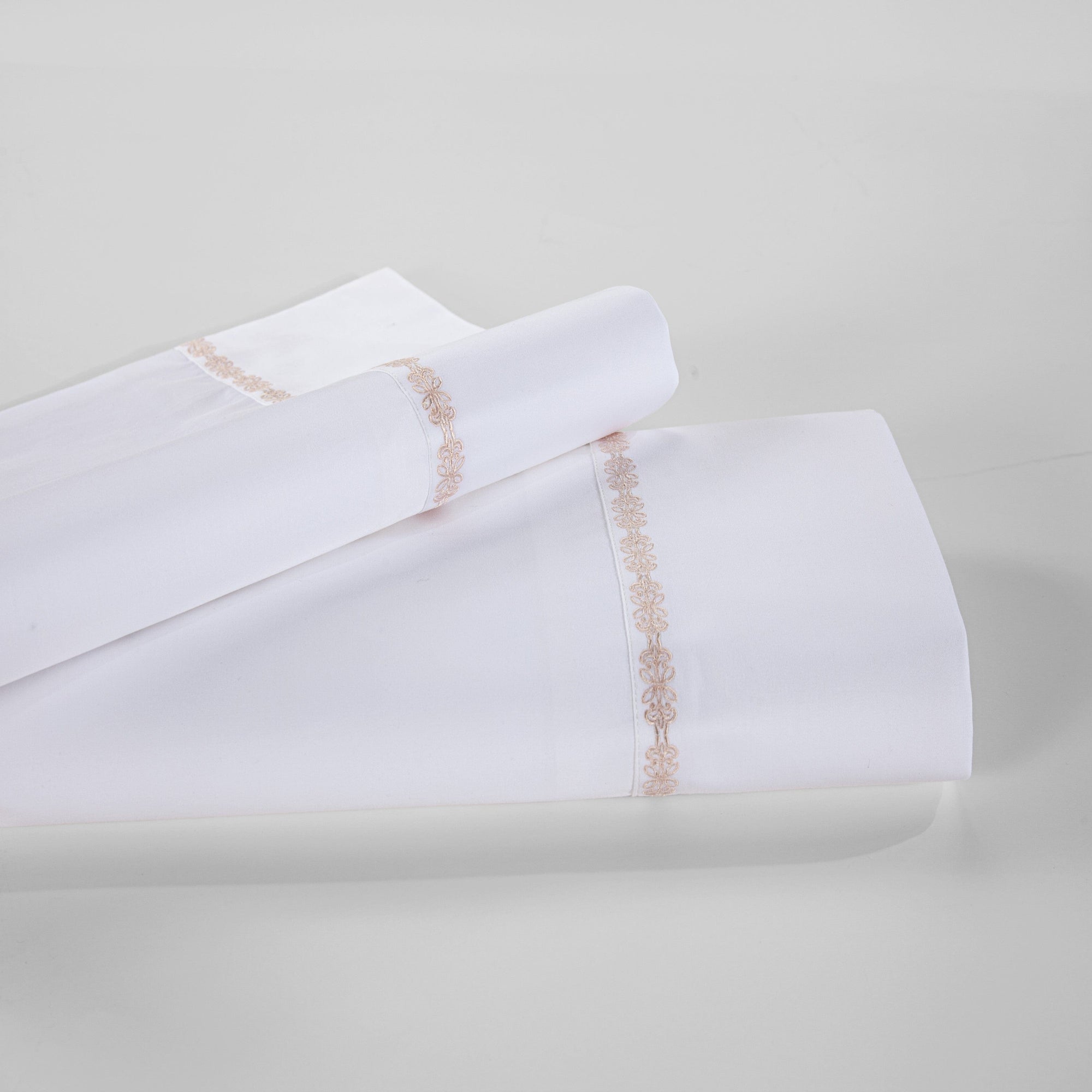 350TC Laurel Embroidered Border Sheet Set Sheet