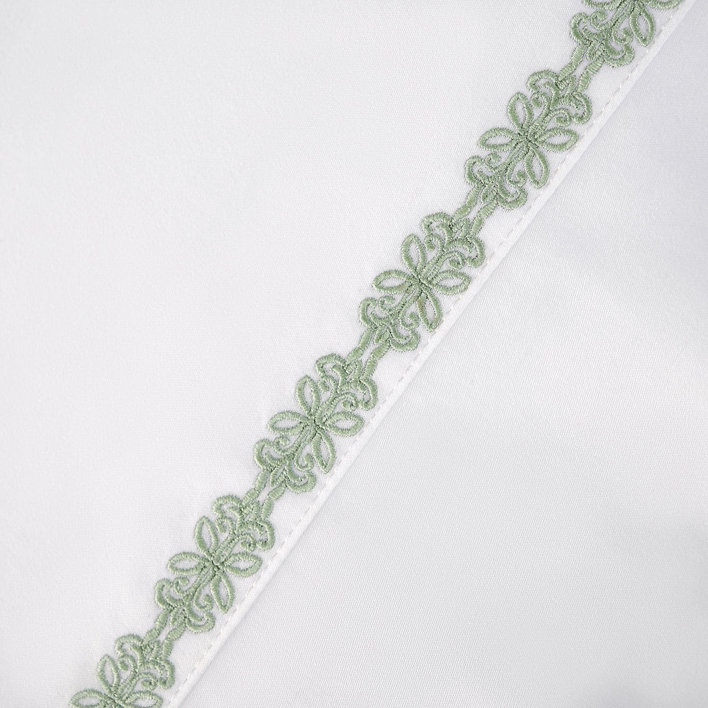 350TC Laurel Embroidered Border Sheet Set Sheet