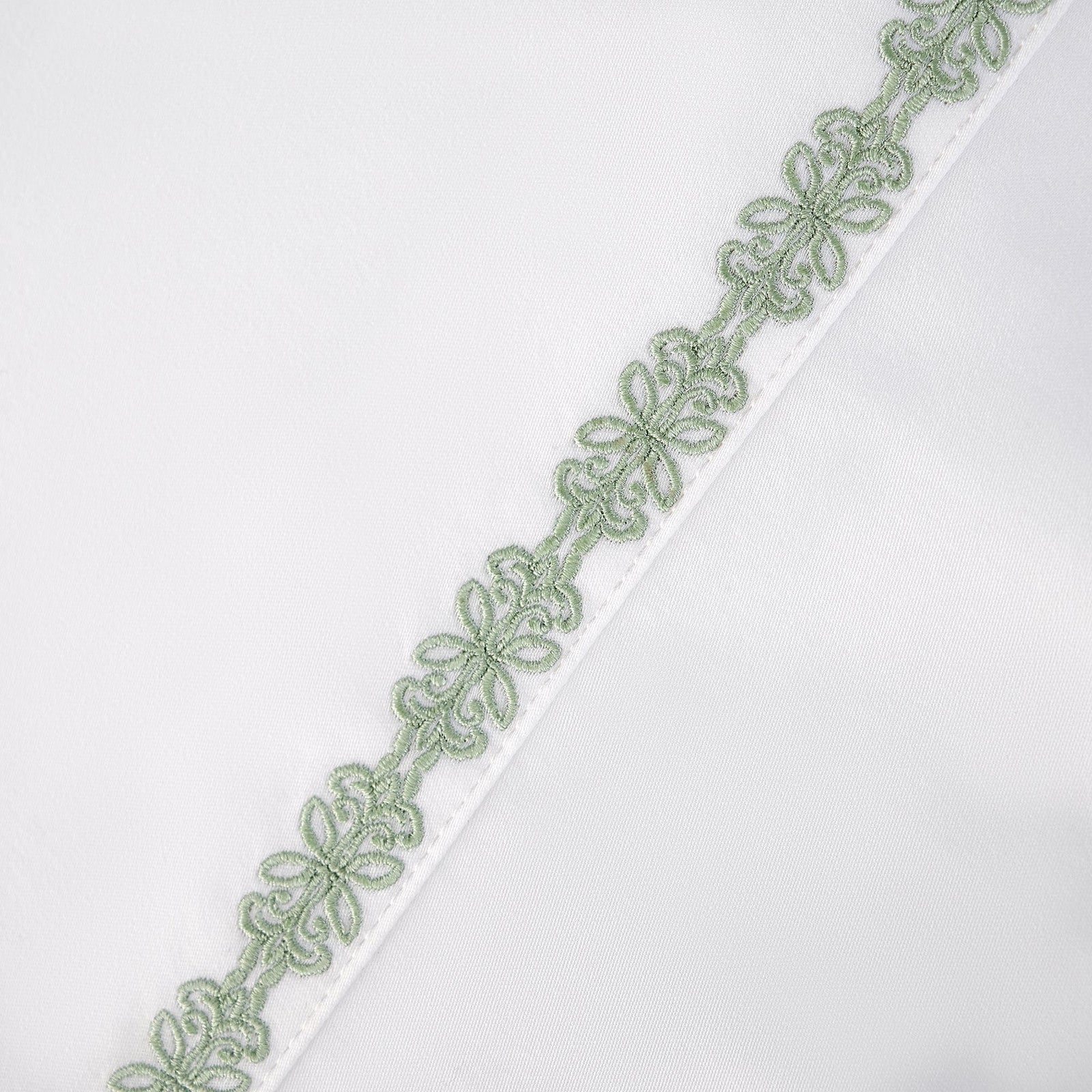 350TC Laurel Embroidered Border Sheet Set Sheet