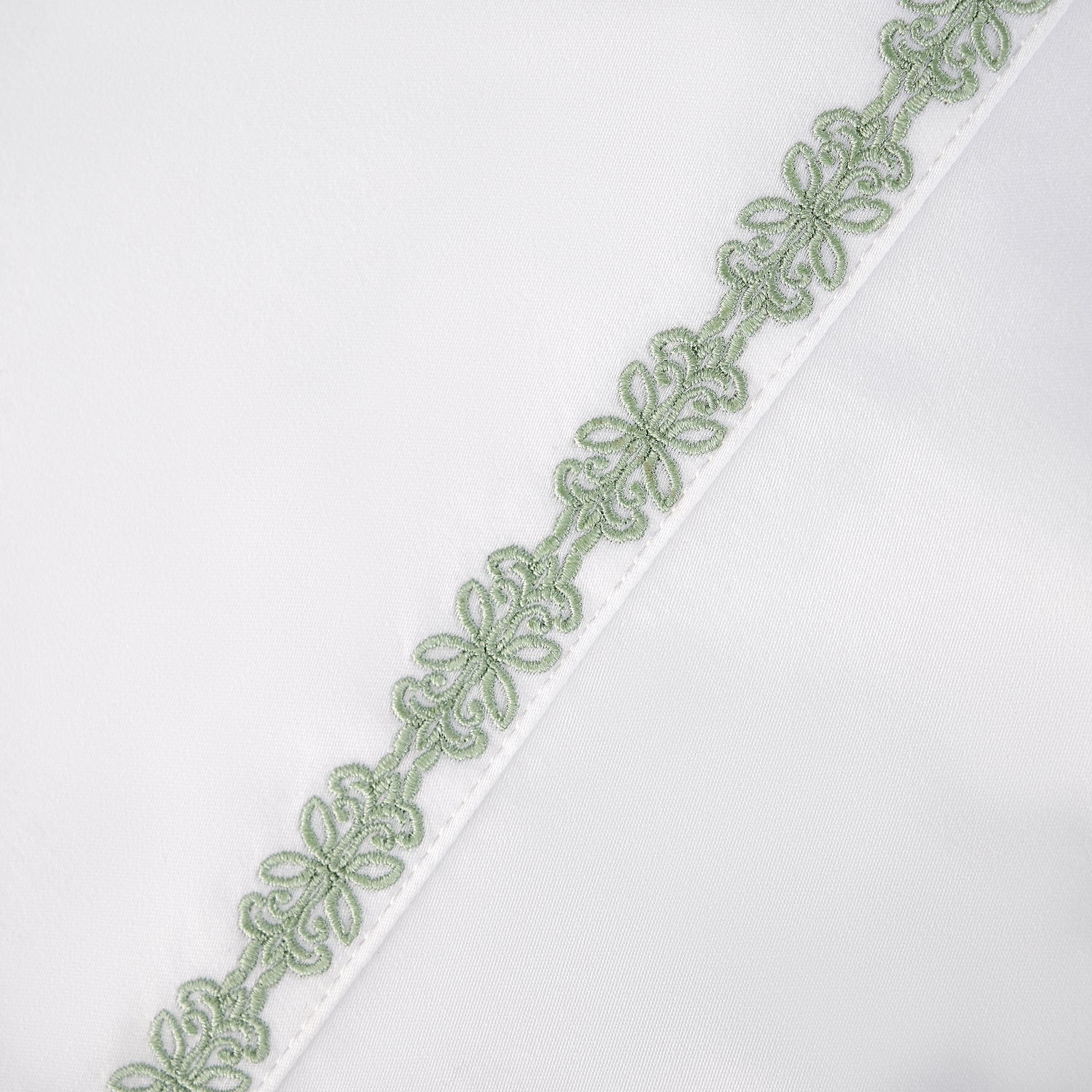 350TC Laurel Embroidered Border Sheet Set Sheet