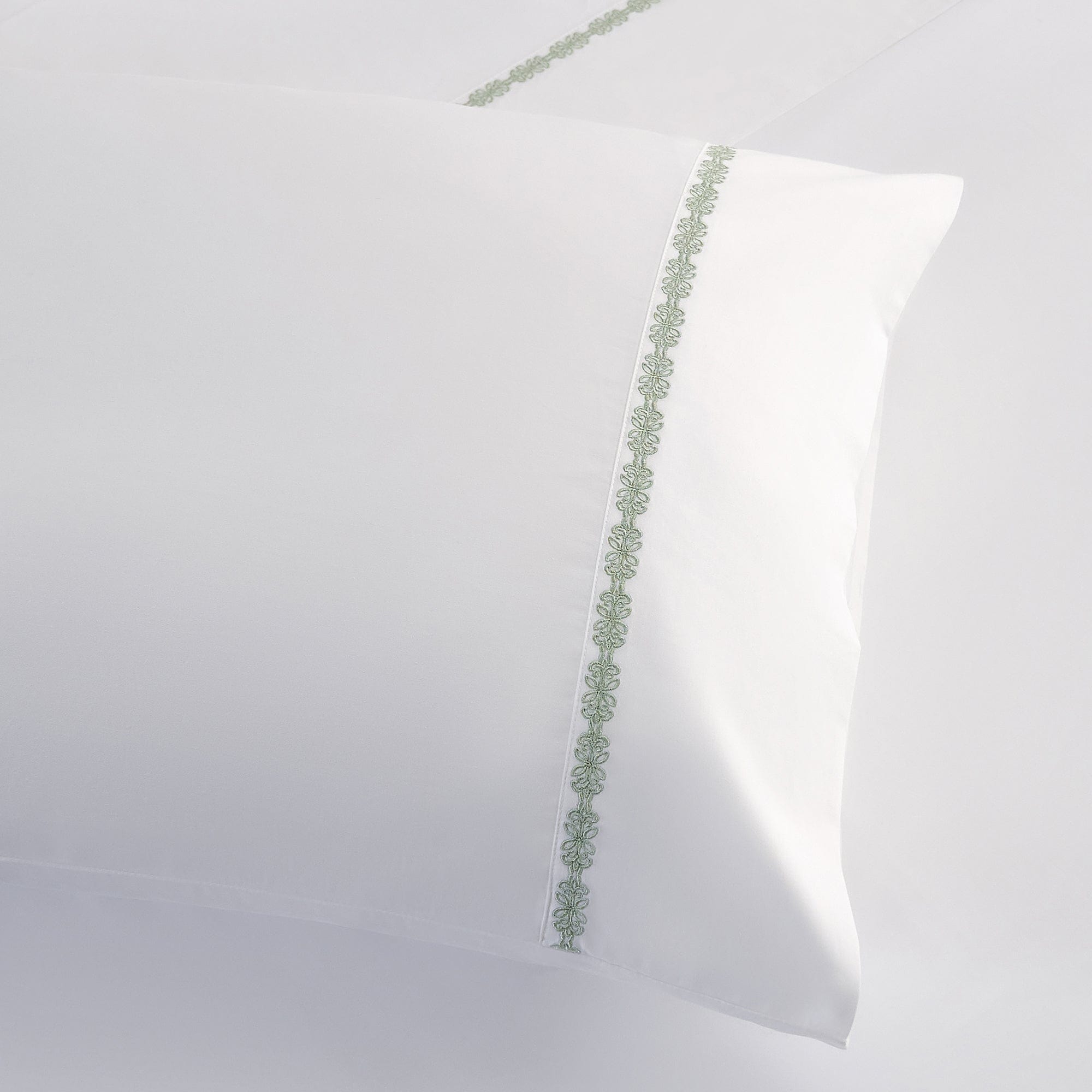 350TC Laurel Embroidered Border Sheet Set Sheet