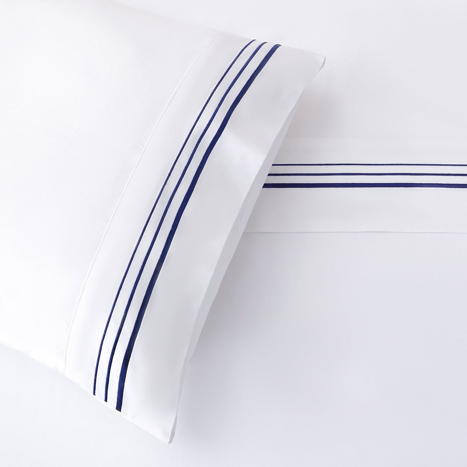 Border Embroidery 350TC Cotton Sateen Sheet Set Sheet