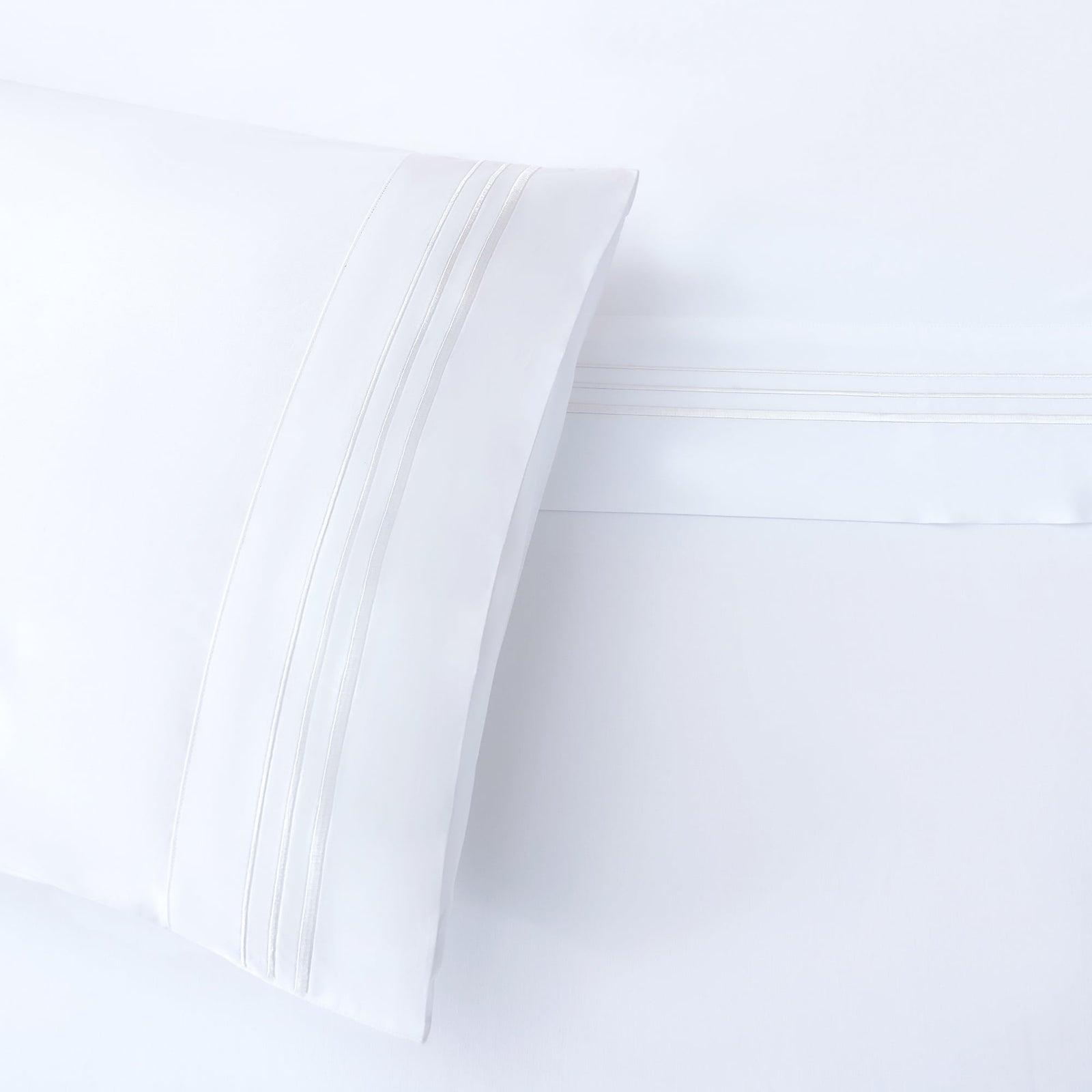 Border Embroidery 350TC Cotton Sateen Sheet Set Sheet