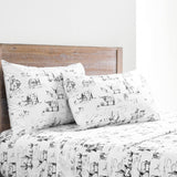 Ranch Life 200TC Cotton Percale Sheet Set Sheet