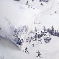 Ski Toile Lyocell Sheet Set Sheet