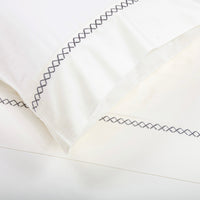X Embroidery 350TC Cotton Sheet Set Sheet