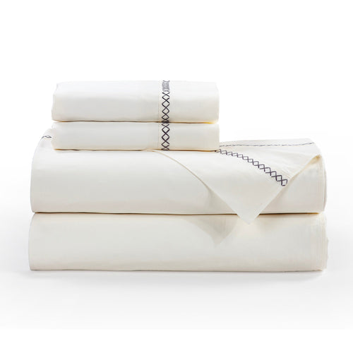 X Embroidery 350TC Cotton Sheet Set Sheet