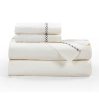 X Embroidery 350TC Cotton Sheet Set Sheet