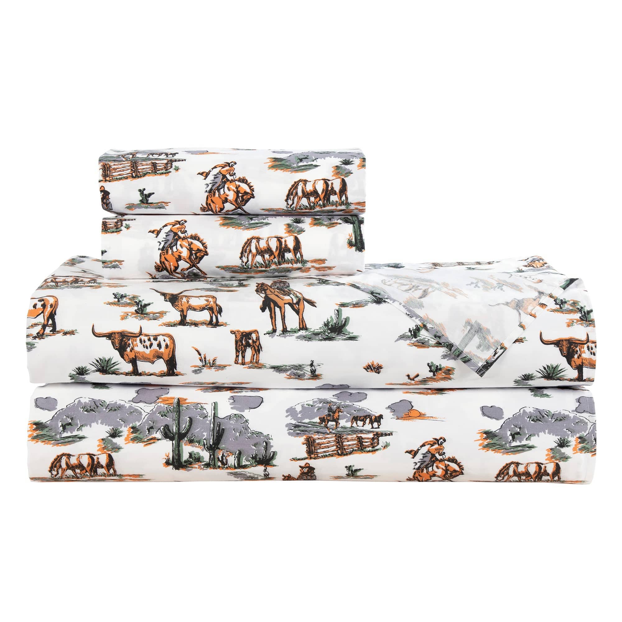 200TC Cotton Ranch Life Sheet Set Sheeting